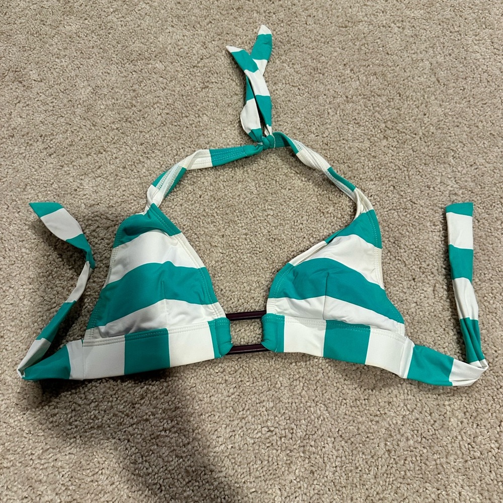 Teal bikini top